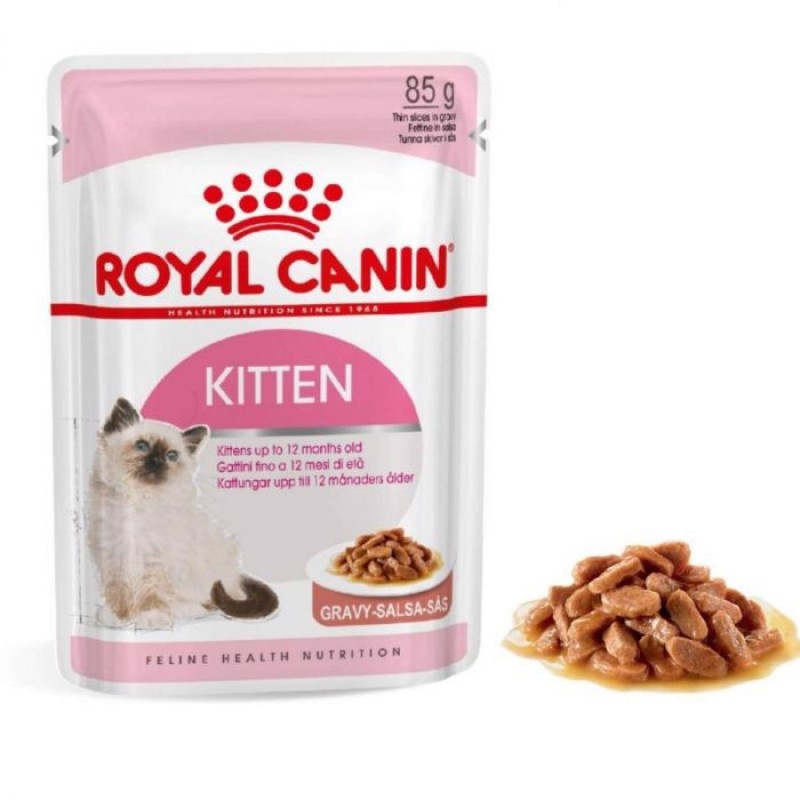 Hạt Cho Mèo -  Thức Ăn Ướt Cho Mèo Con Royal Canin Kitten 85gram  - Jerry Pet Shop