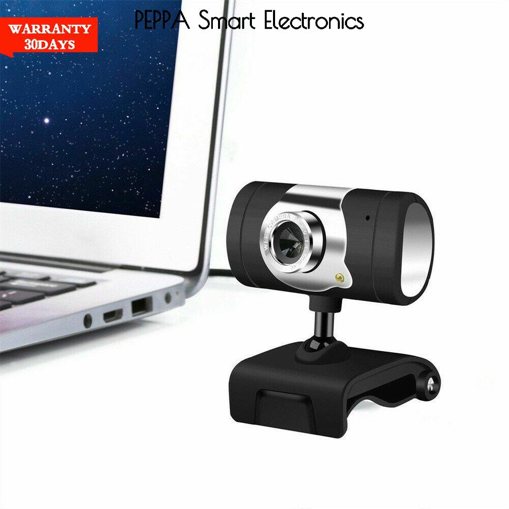 Webcam Usb2.0 Hd 12 Megapixel Màu Trắng Kèm Micro Điều Chỉnh Tự Động Cân Bằng Cho Pc Laptop