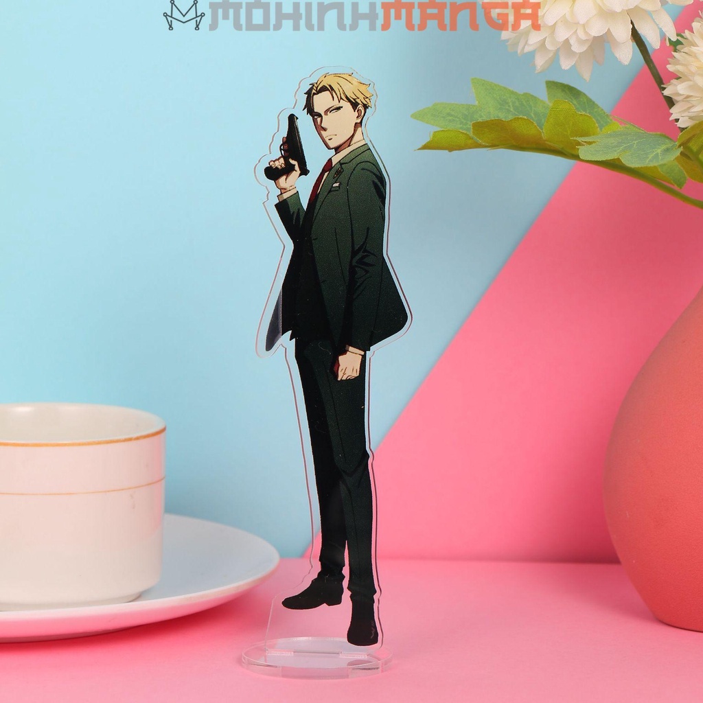Mô hình standee tượng nhân vật Spy X Family Gia đình điệp viên Anya Loid Yor Forger Chimera