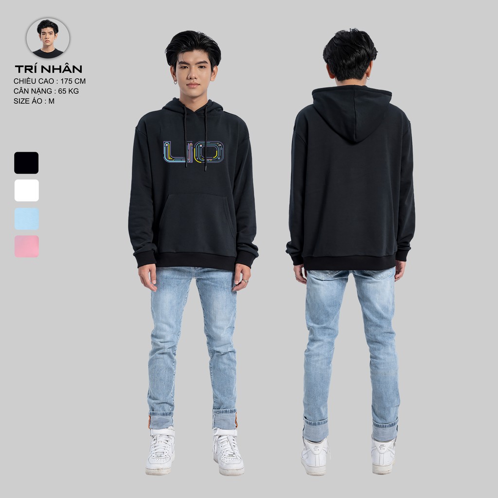 Áo Hoodie Nam Nữ Form Rộng URBAN OUTFITS In Chữ UO HOO10 Chui Đầu Thun Cotton Nỉ Local Brand