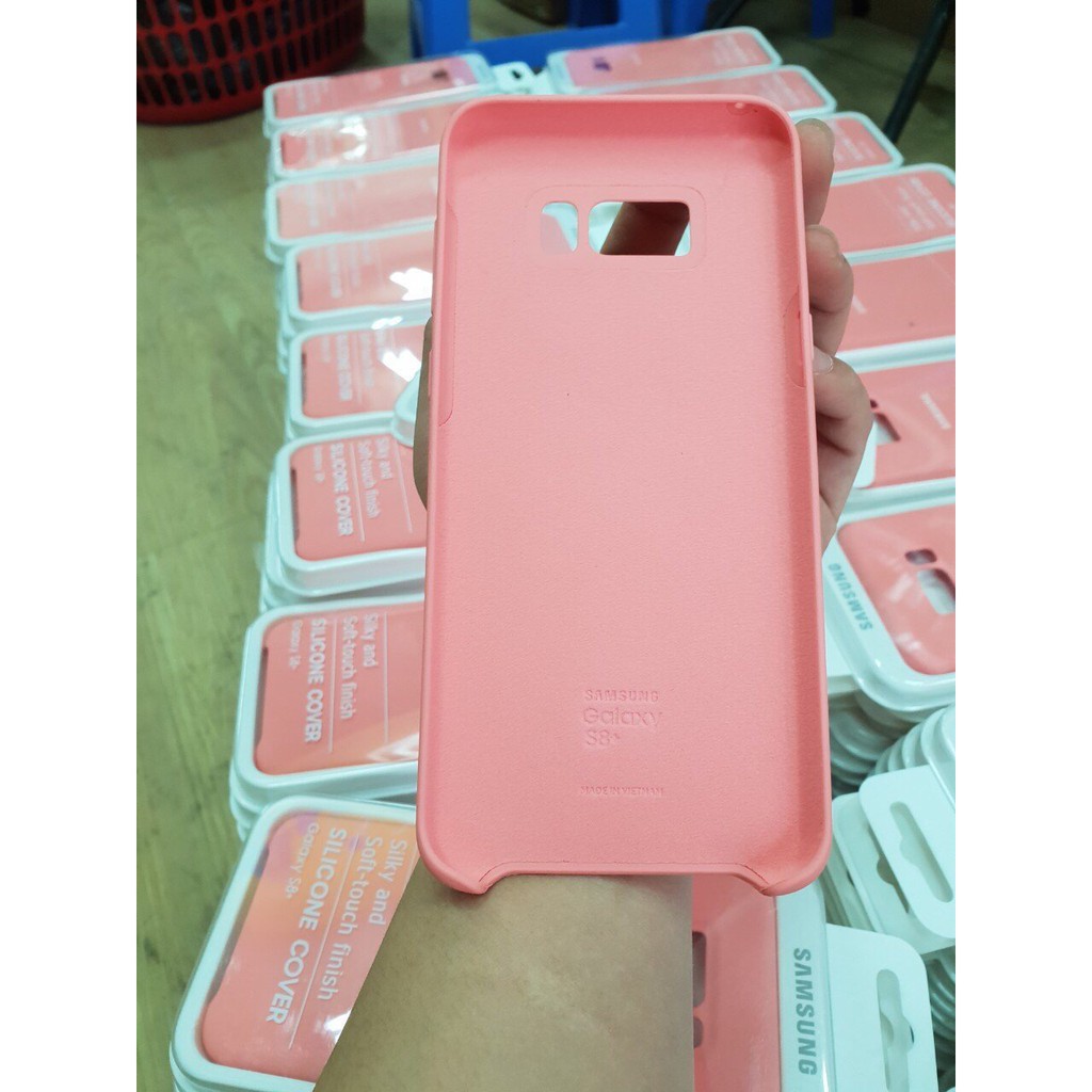Ốp Chống Bẩn Cho Samsung S8Plus Siêu Đẹp Màu Hồng.