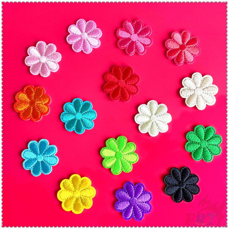 ❣️ Miếng Dán Ủi Hình Bông Hoa Nhiều Màu ❣️1 Miếng Dán Ủi Lên Giày, Quần Áo, Túi Xách