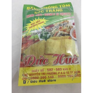 Bánh phồng tôm Sóc Trăng thượng hạng nở xốp hộp 100g - Đức Huê Store