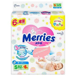Tã/Bỉm dán quần Merries size NB96, S88, M68, L58, M64, L50, XL44