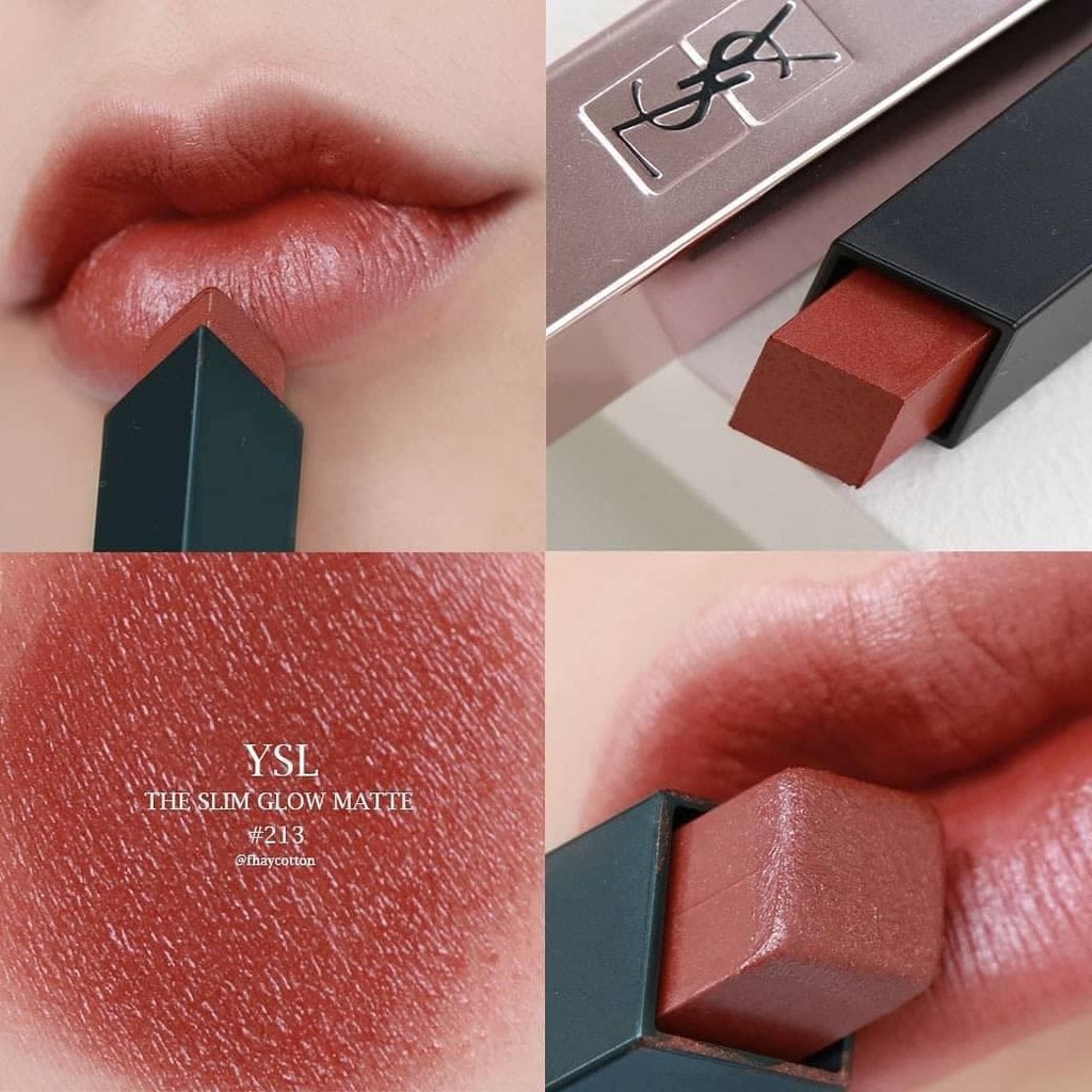 [DÒNG MỚI NHẤT YSL] SON YSL ROUGE PUR COUTURE SLIM GLOW