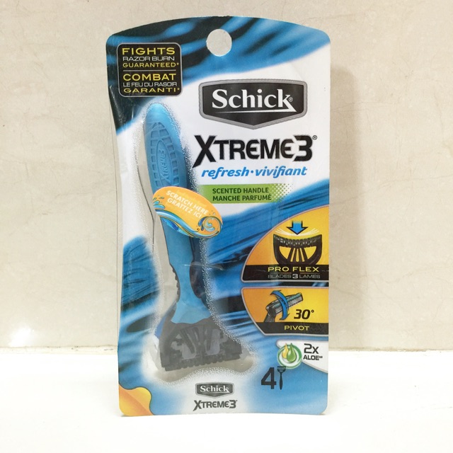 dao cạo râu Schick X treme 3