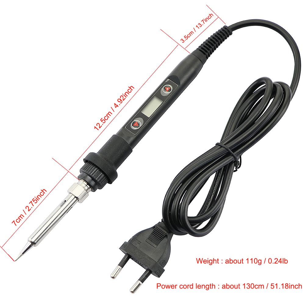 Bút Hàn Điện 60w 110v 220v 80w Có Thể Điều Chỉnh Nhiệt Độ