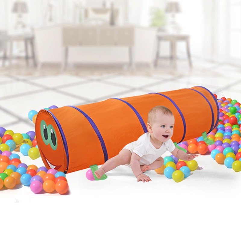 Ống chui hình con sâu cho bé
