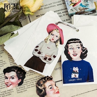 Set 45 Nhãn Dán / Sticker Vintage Face
