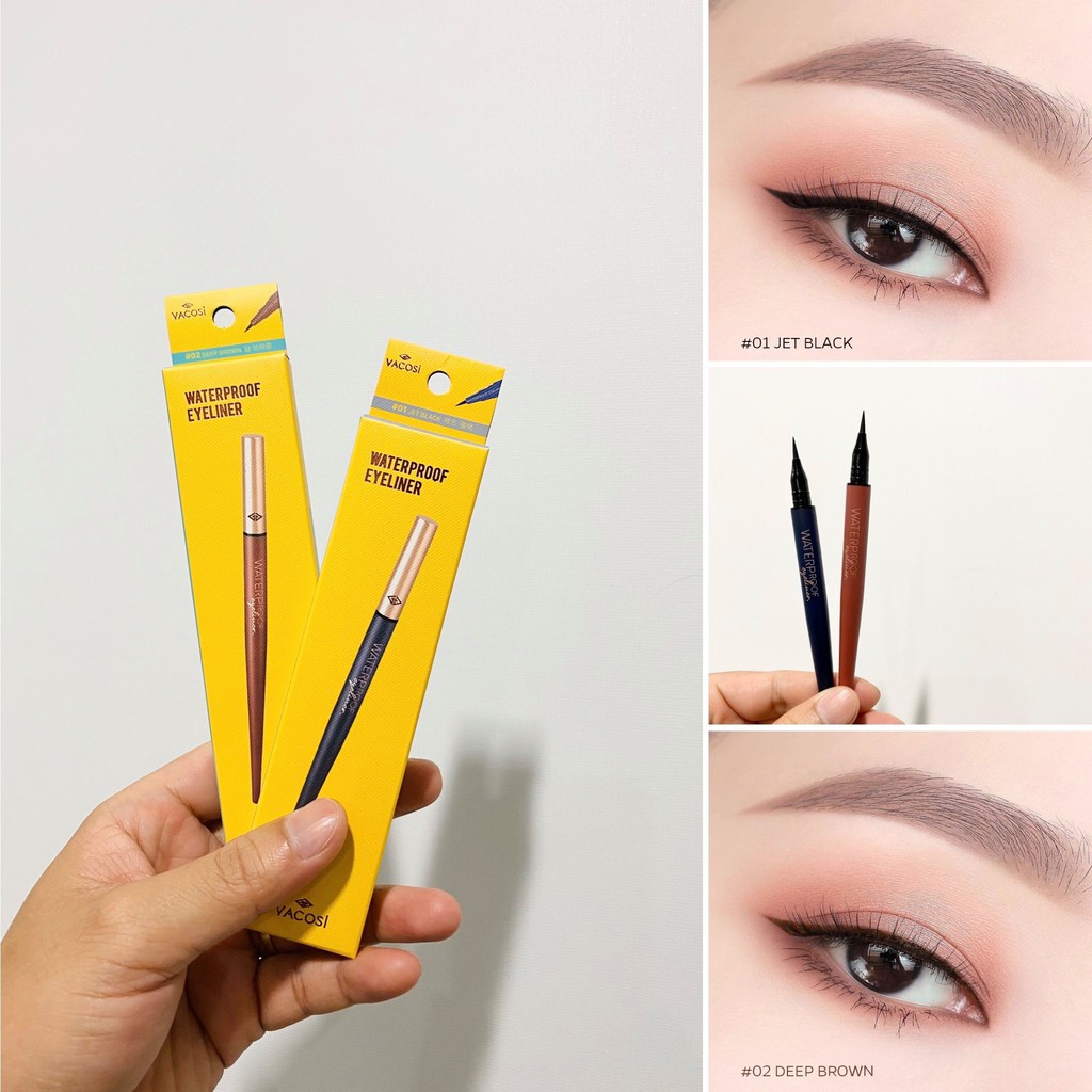 Bút Dạ Kẻ Mắt Nước Vacosi Waterproof Eyeliner Pen 5ml | BigBuy360 - bigbuy360.vn