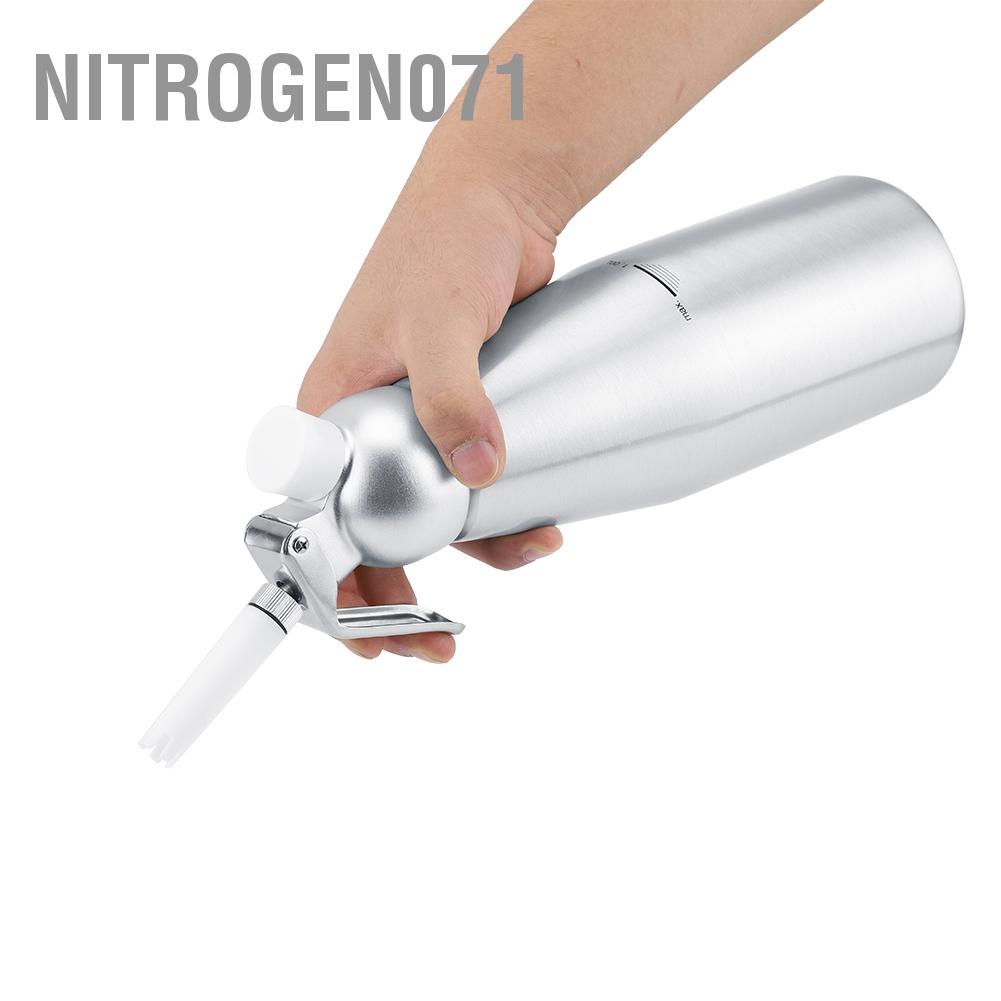 Bình Xịt Kem Tráng Miệng 1000ml Bằng Nhôm