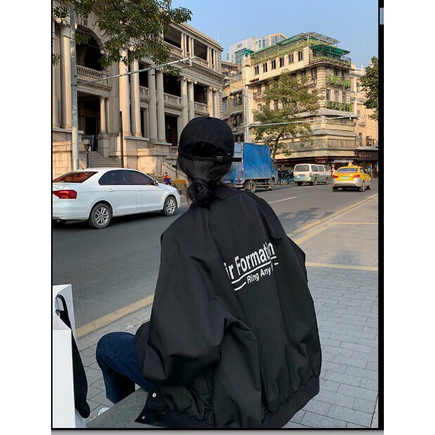 Áo khoác Dù Bomber 2 lớp form rộng cá tính 227