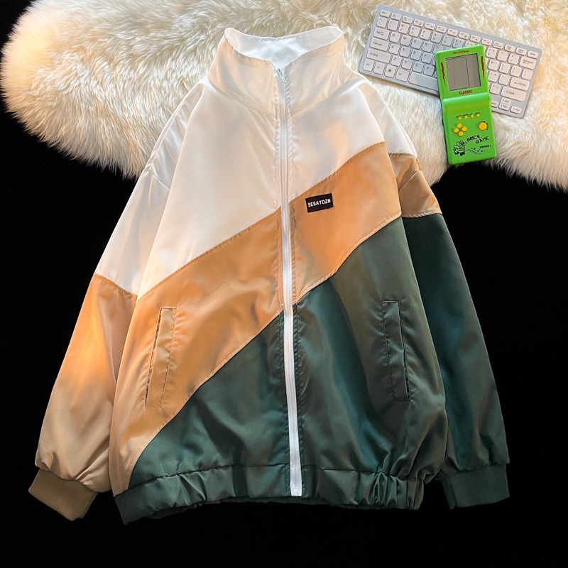 Áo khoác thể thao AOKANG dáng rộng nhiều màu sắc phong cách Hàn Quốc thời trang xuân thu cho nam