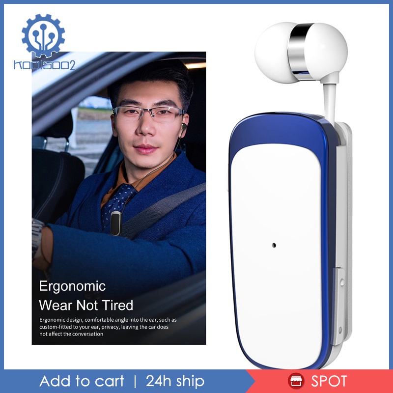Tai nghe Bluetooth không dây K52 có thể thu vào tiện dụng dành cho nam và nữ