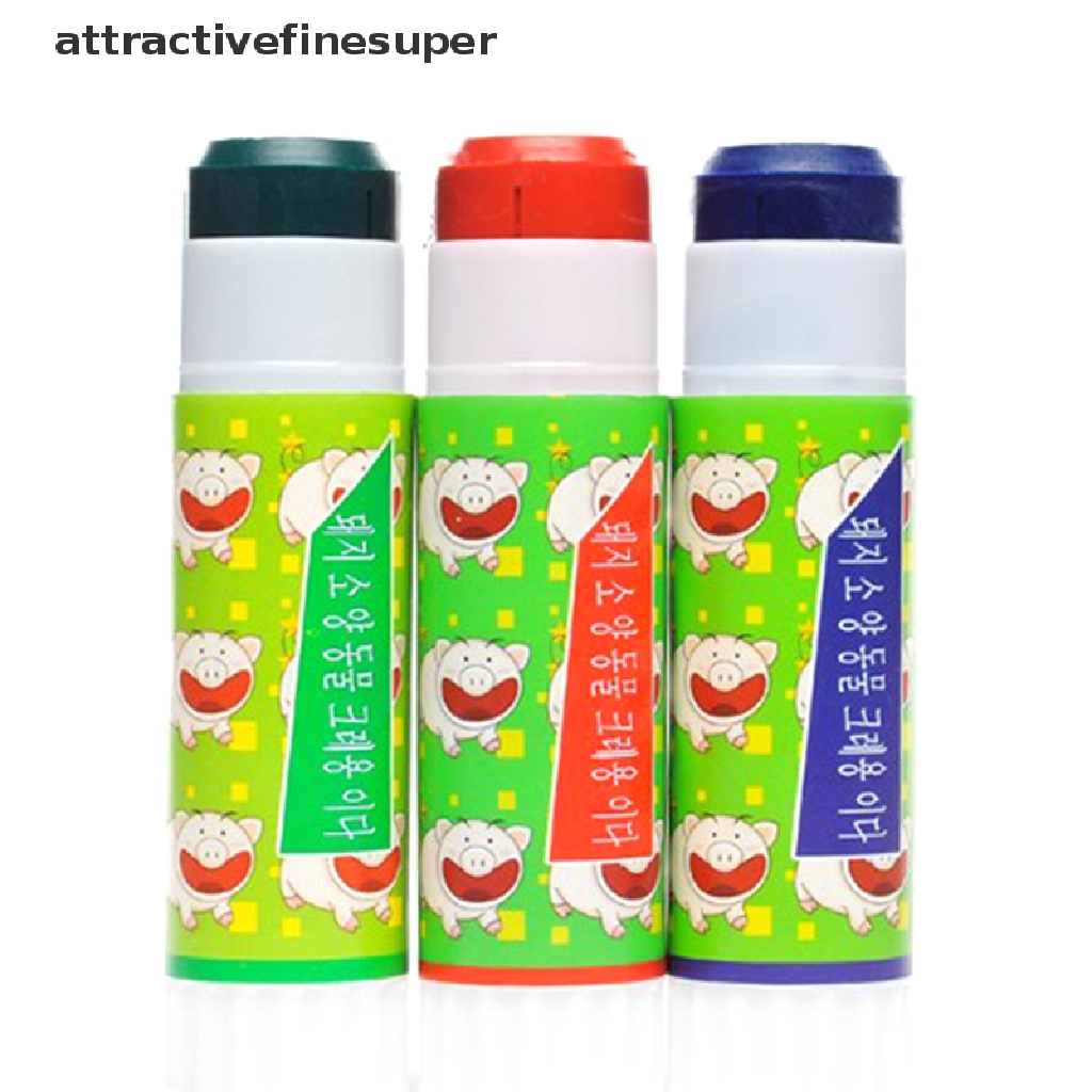 1 Bút Đánh Dấu Hình Heo / Cừu / Bò Sáp Đáng Yêu