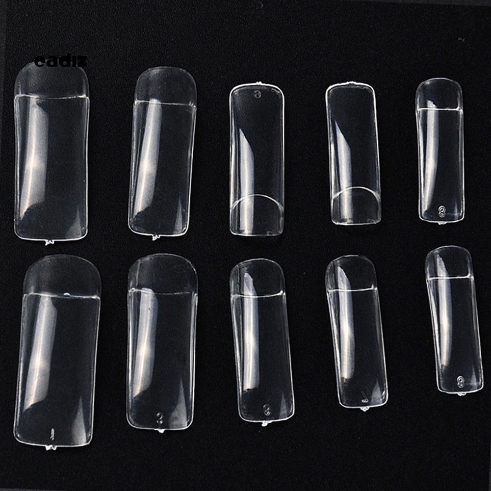 Bộ 500 móng giả trong suốt dùng cho vẽ móng tiện dụng