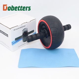Con lăn tập bụng một bánh tặng kèm tấm thảm lót gối dobetters