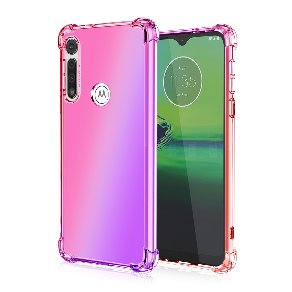 Ốp Lưng Nhựa Tpu Trong Suốt Màu Gradient Cho Motorola Moto E7 Plus E6 Play E6 Plus Moto G 5g Plus Moto E 2020