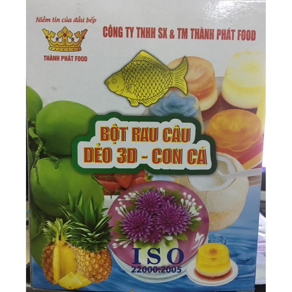 Bột thạch rau câu con cá Dẻo - Hiệu Thành phát