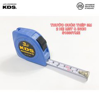 THƯỚC CUỘN THÉP 3M HỆ MÉT - INCH KDS S13-30WMEB
