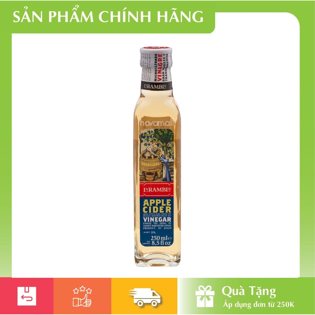 [HÀNG CHÍNH HÃNG] Giấm Táo Hữu Cơ Nguyên Chất La Rambla