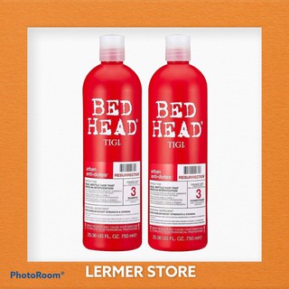 ( CHÍNH HÃNG )  CẶP DẦU GỘI XẢ Tigi Bed  Head , ĐỎ ,  XANH DƯƠNG , XANH LÁ, TRẮNG, TÍM 750ML