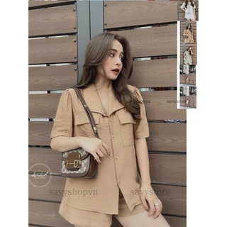 Set Đồ Sơ Mi Thanh Lịch Đi Phố