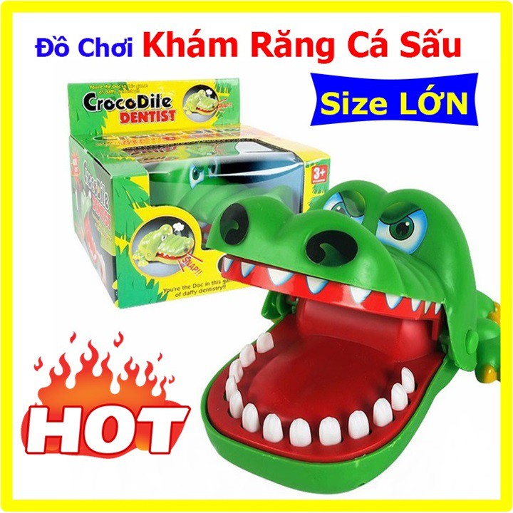Khám Răng Cá Sấu- Cá Sấu Cắn Tay - Trò Chơi Giải Trí