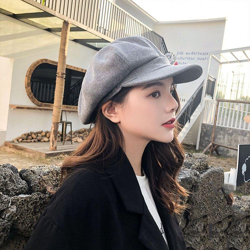 Nón Beret Thời Trang Vintage Cá Tính Cho Nữ
