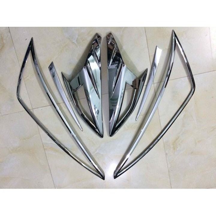 [Elantra 2019-2020] Ốp Viền Đèn Pha, Hậu Mạ Crom Cho Xe - Elantra 2019-2020