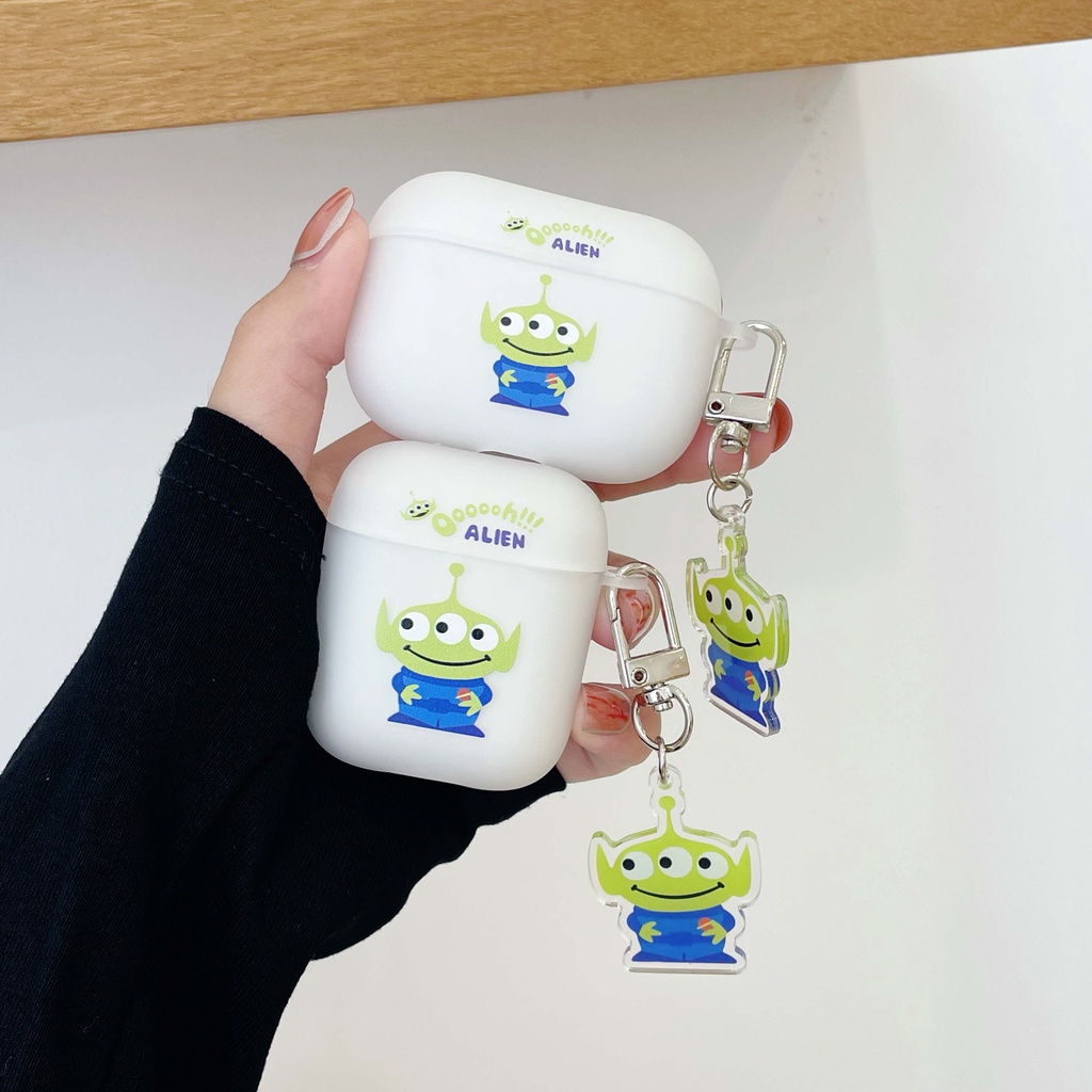 Vỏ Bảo Vệ Hộp Sạc Tai Nghe Airpods 3 Pro 2 3 Họa Tiết Hoạt Hình Quái Vật Dễ Thương Ốp