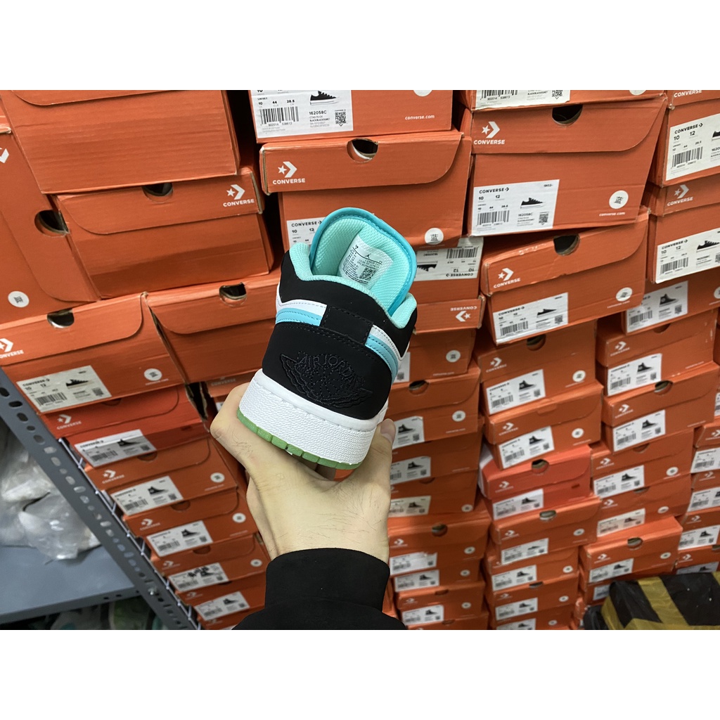 [FreeShip – Ảnh thật ] Giày JD low kẻ xanh ngọc mẫu mới hot hit 2021.Full box bill | BigBuy360 - bigbuy360.vn