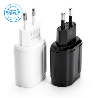 Củ sạc 5v / 2.4a eu 2 cổng usb cho iphone ipad samsung xiaomi
