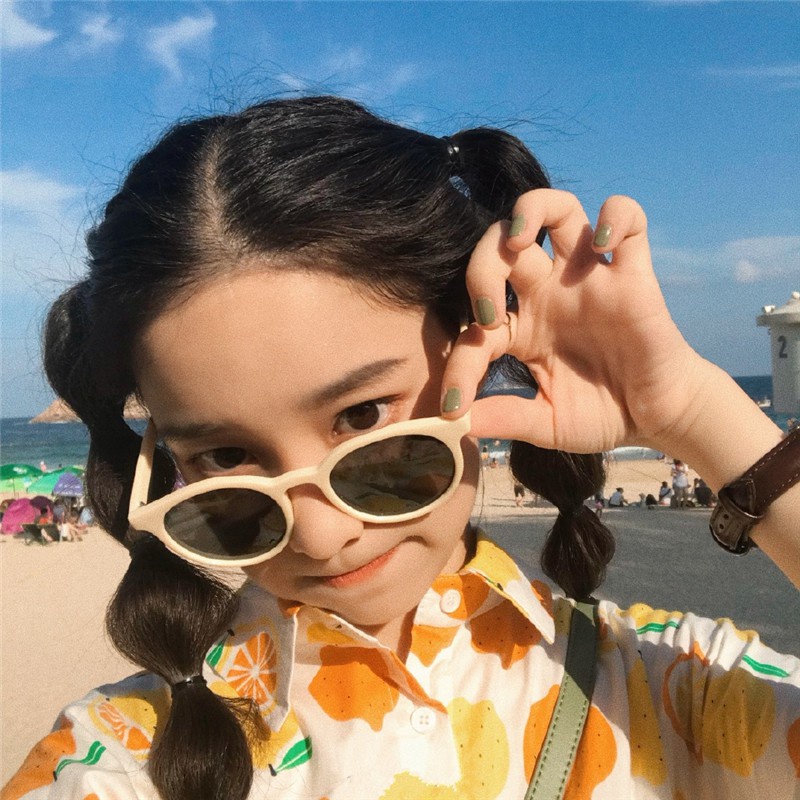 Kính Mát Gọng Tròn Retro Mới Cho Nữ