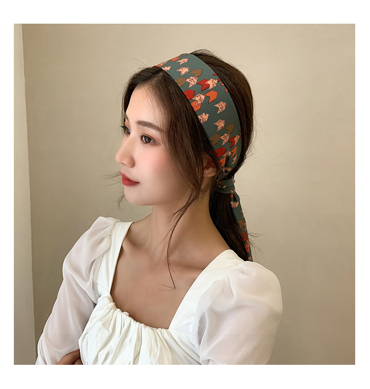 Khăn turban dài phong cách Hàn Quốc tạo kiểu tóc xinh xắn cho nữ