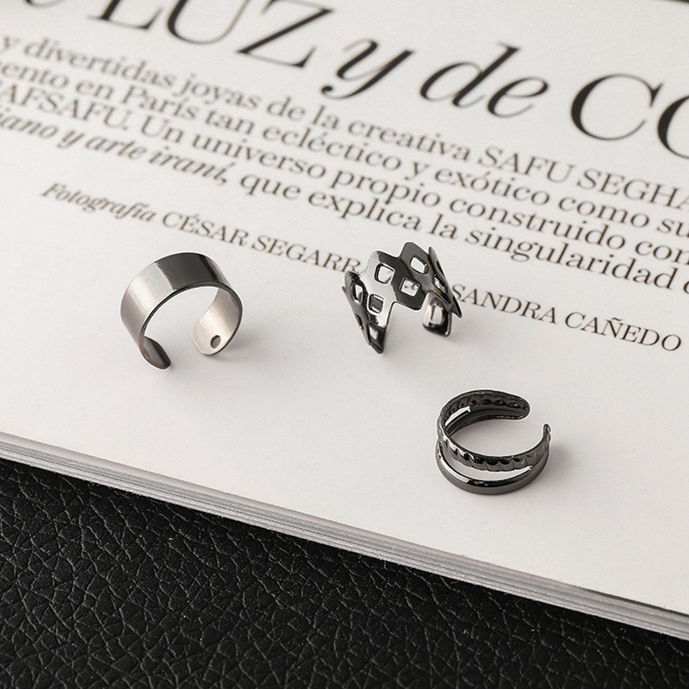 Khuyên Tai Kẹp Vành Tai Bằng Đồng Không Xỏ Nhiều Màu Thời Trang Cổ Điển Dành Cho Nữ