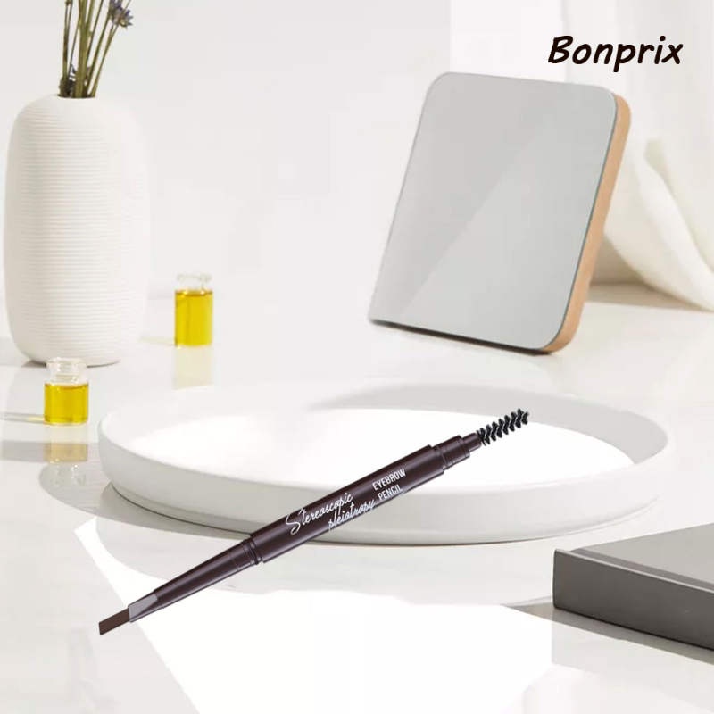 Bút Kẻ Mày 2 Trong 1 Lâu Trôi Chống Thấm Nước Tiện Dụng Cho Nữ