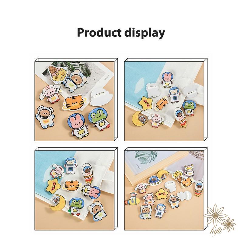 Trâm Cài Áo Hình Động Vật Hoạt Hình Dễ Thương Sáng Tạo Bằng Acrylic