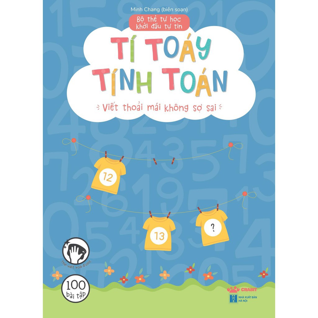 Flashcards - Bộ thẻ Tí Toáy Tính Toán (Dành cho trẻ từ 3 tuổi) - Crabit Kidbooks