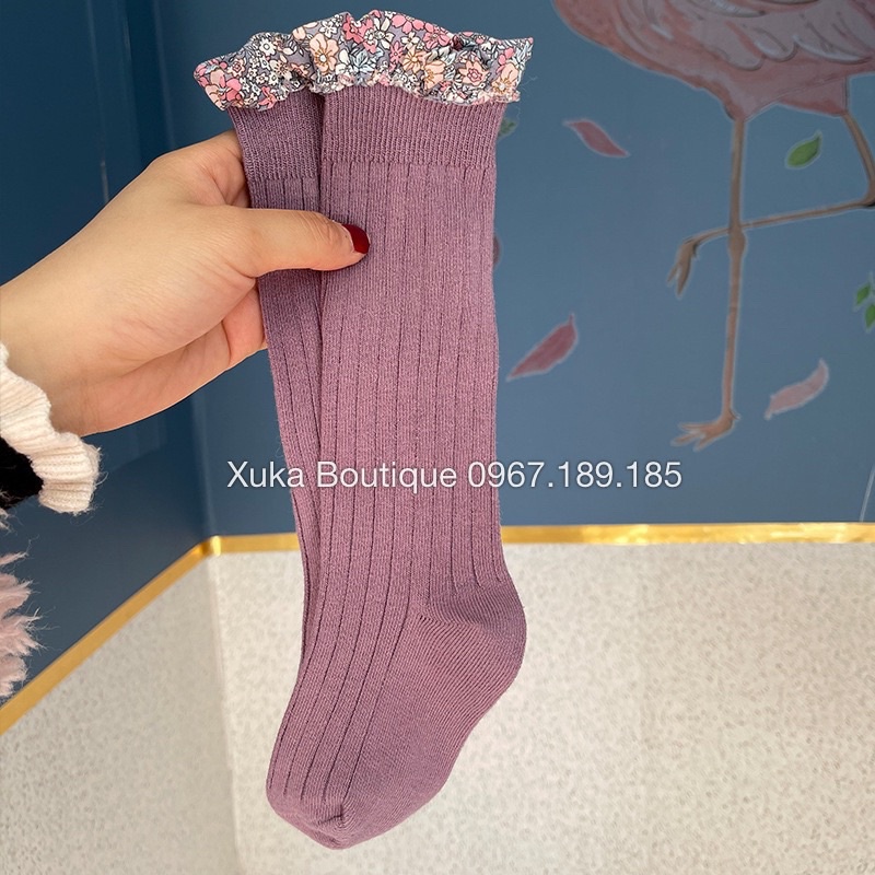 Tất Dài Ren Hoa Công Chúa, Tất Vớ Cao Cấp Cho Bé Gái Từ 1 - 10 tuổi