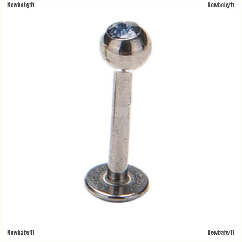 1 X Khuyên Xỏ Cơ Thể / Môi / Tai / Sụn Hình Tròn Bằng Monroe