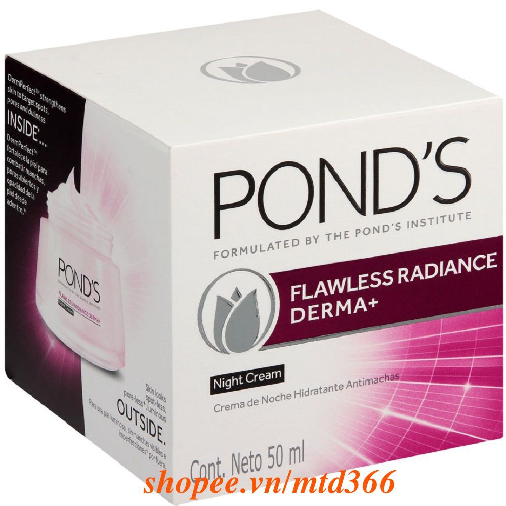 Kem Dưỡng Da 50g Ban Đêm Làm Trắng Da Cao Cấp Ponds Flawless White.