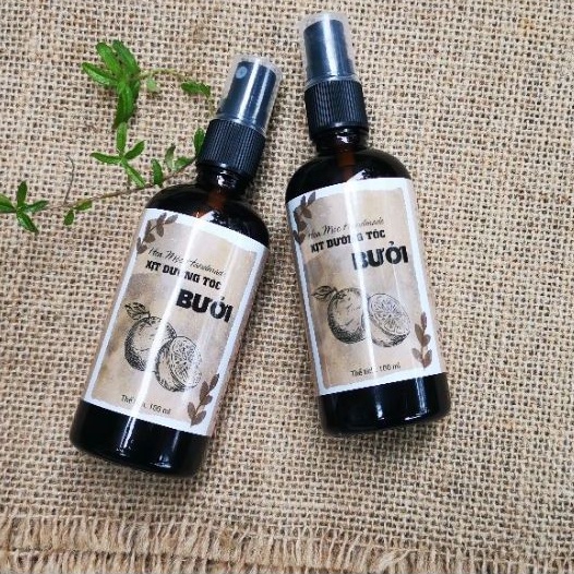 Xịt dưỡng tóc Bưởi hương nhu Nhung Mộc Handmade chai 100ml