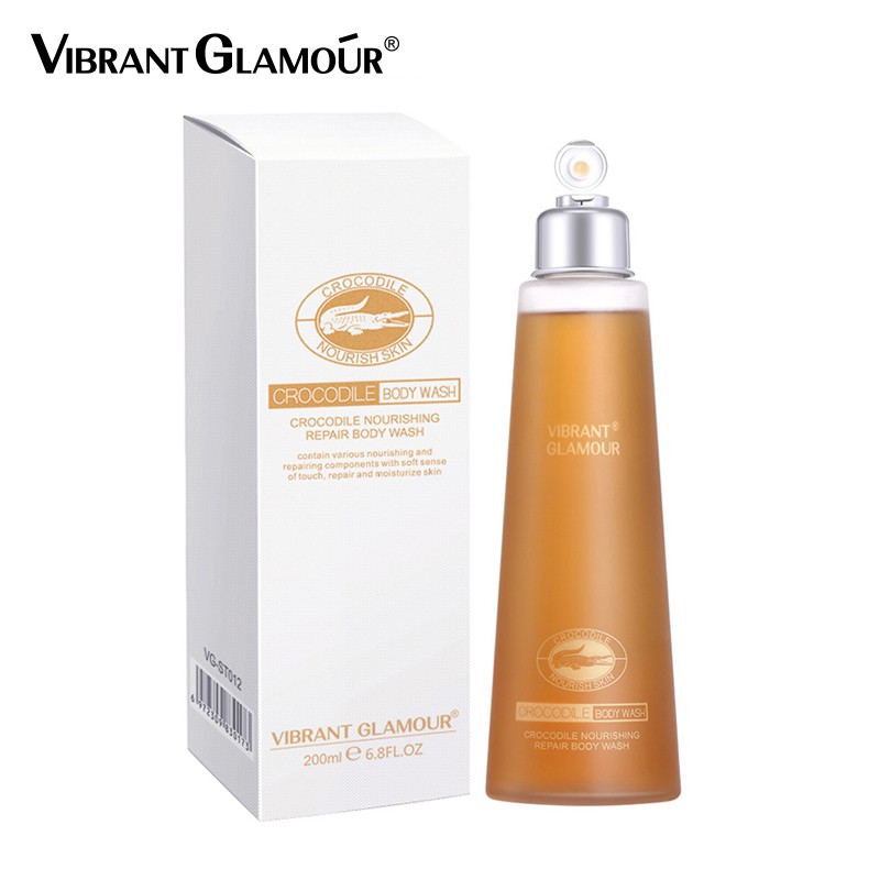 Sữa Tắm VIBRANT GLAMOUR Crocodile Dưỡng Ẩm Làm Trắng Chăm Sóc Phục Hồi Da 200ml
