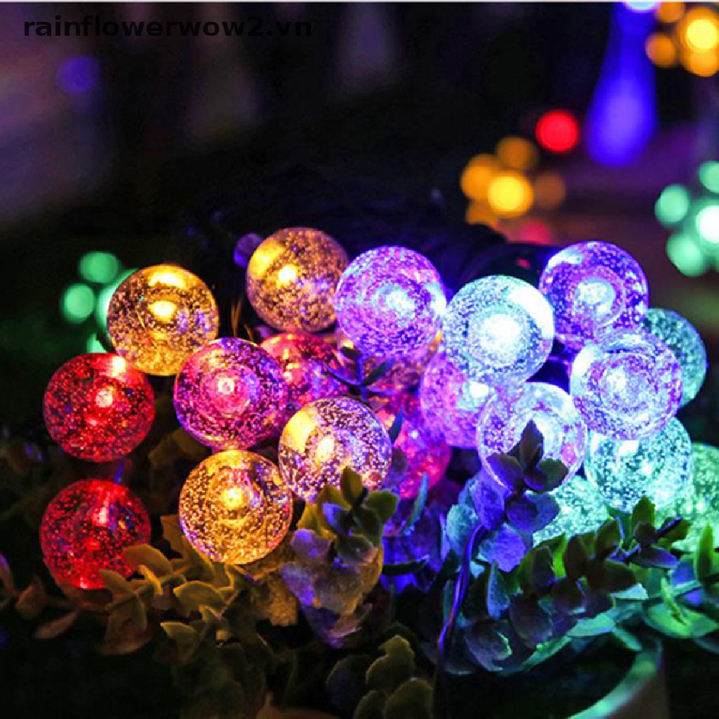 Dây Đèn Led 20 30 50 Bóng Sử Dụng Năng Lượng Mặt Trời