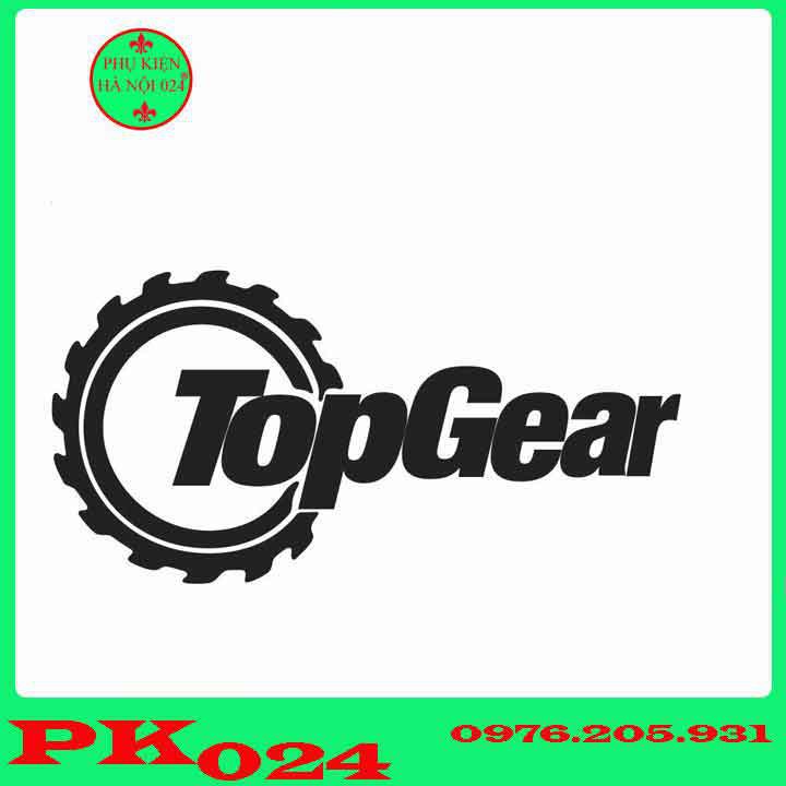 Sticker Nhãn Dán Trang Trí Xe Ô Tô Top Gear Thể Thao Cá Tính