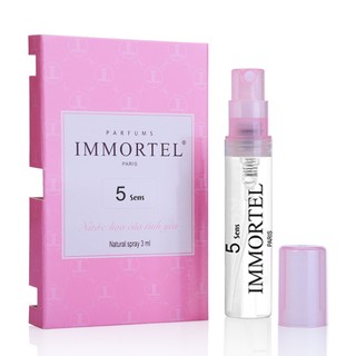 Nước hoa nữ IMMORTEL 5 Sens Eau De Parfum 3ml