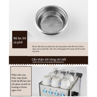 MÁY PHA CÀ PHÊ ESPRESSO LATTE COFFEE GEMILAICRM3005
