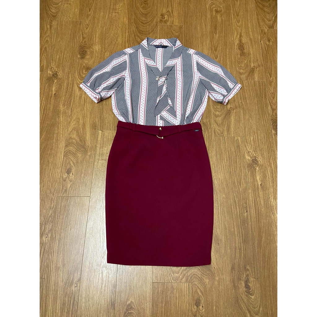 Bộ áo và chân váy nem size 8, như mới