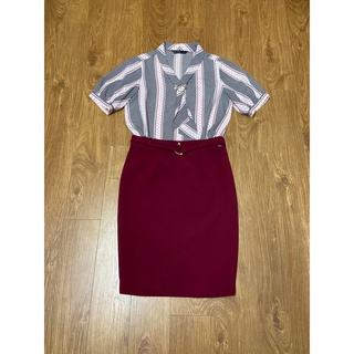 Bộ áo và chân váy nem size 8, như mới